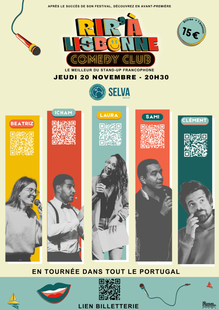 Rir’ à Lisbonne : le meilleur du stand-up francophone